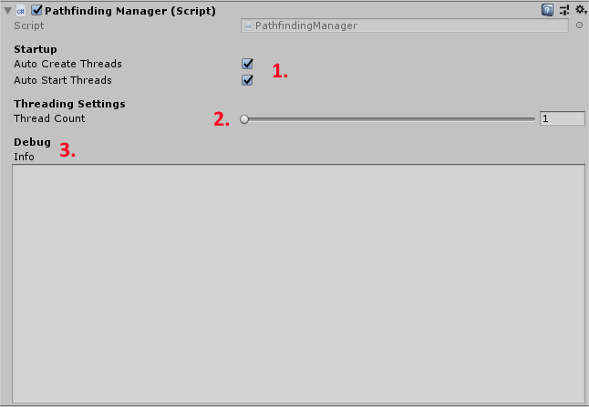 PathfindingManager Inspector
